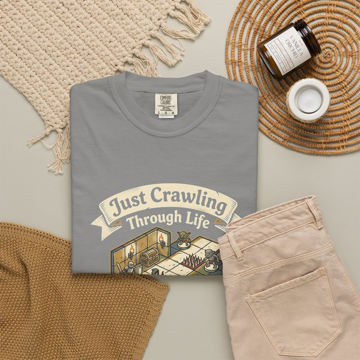 Just Crawling Through Life T-Shirt | Tabletop RPG Adventure Tee