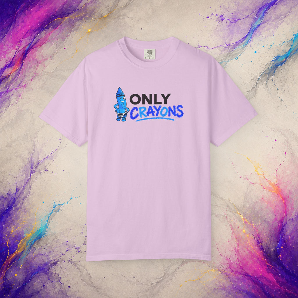 Only Crayons Tee | Funny Adult Humor Shirt