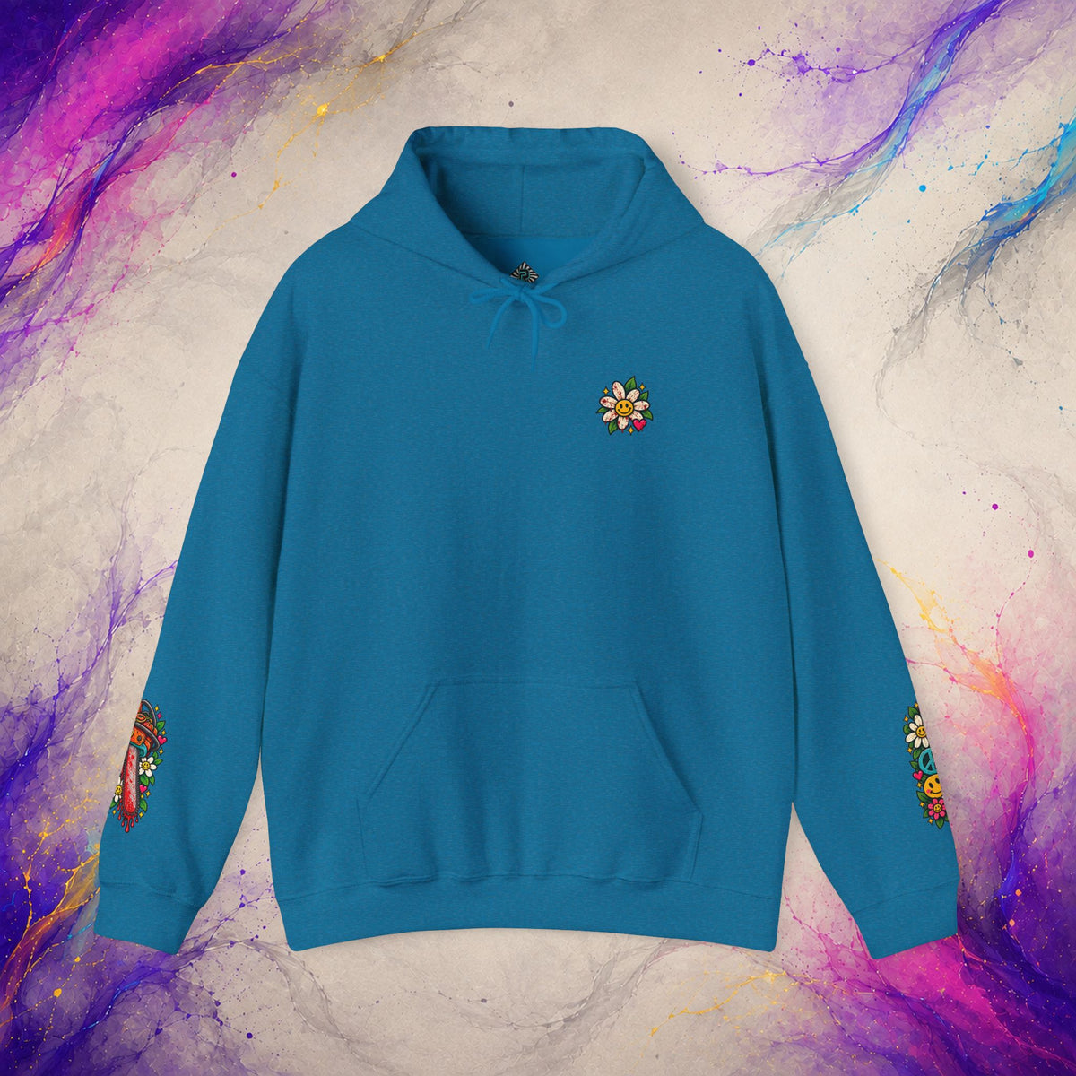 Choose Kindness Pullover | Retro Dark Humor Peace Hoodie