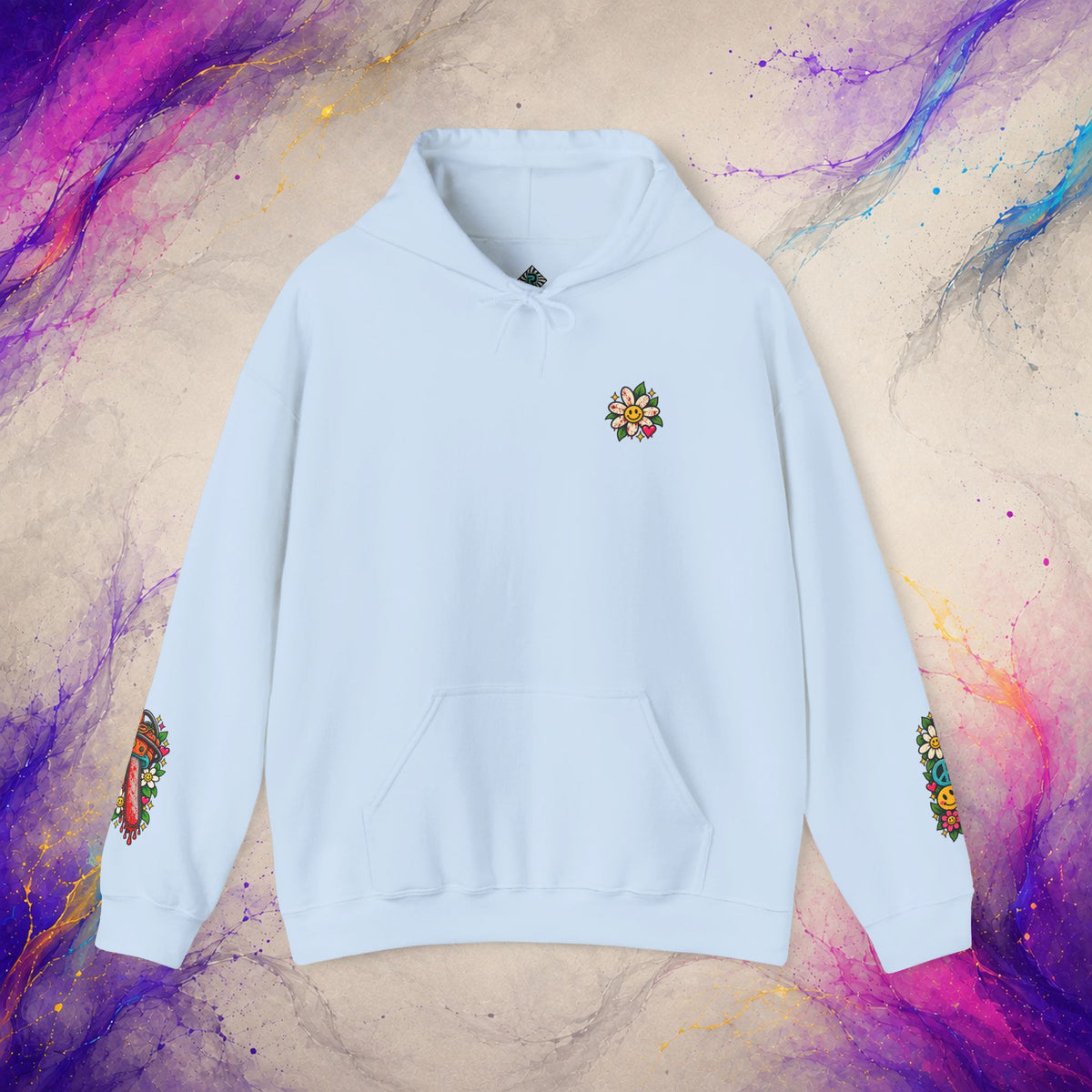 Choose Kindness Pullover | Retro Dark Humor Peace Hoodie