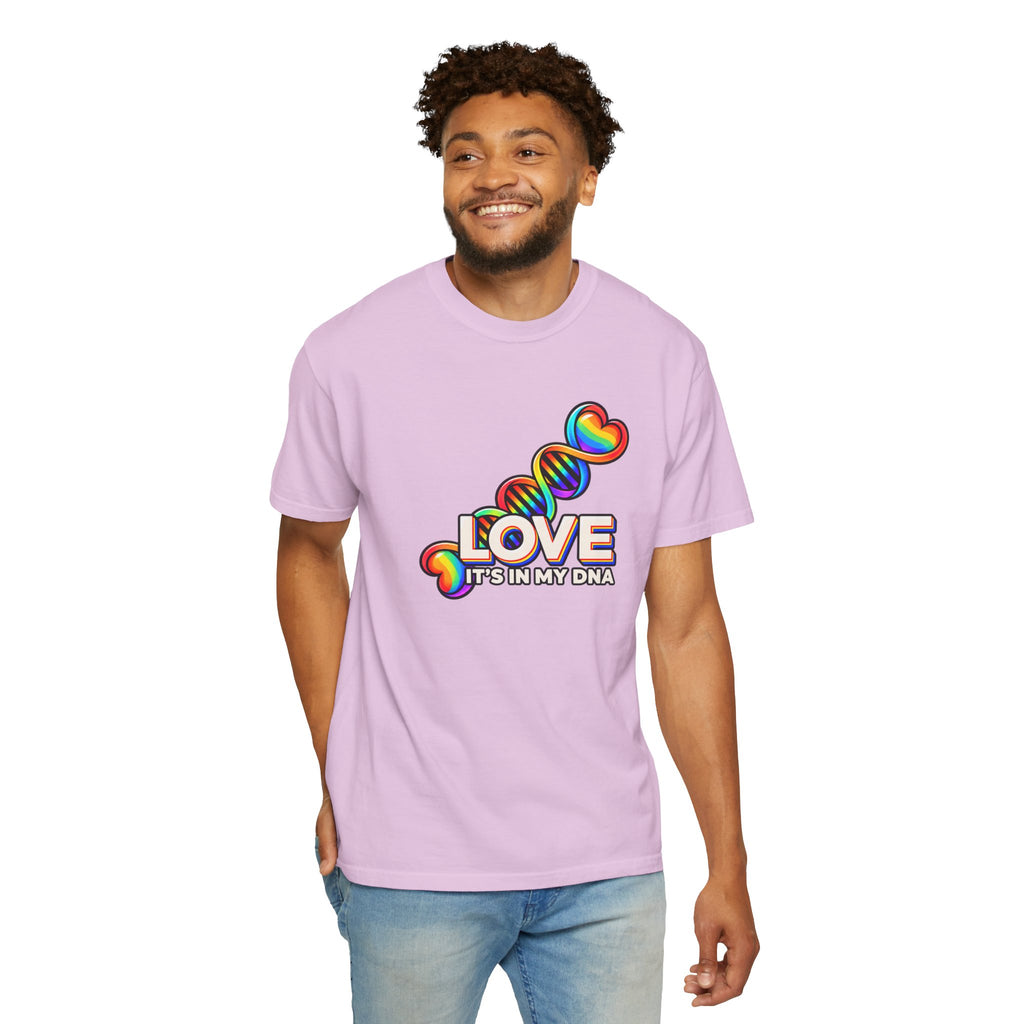 Love Is in My DNA T-Shirt | Rainbow Pride Graphic Tee