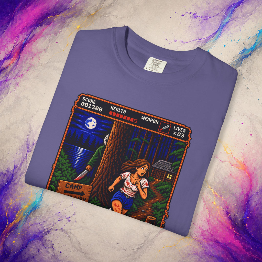 Camp This Way Tee | Retro Pixel Slasher Horror T-Shirt