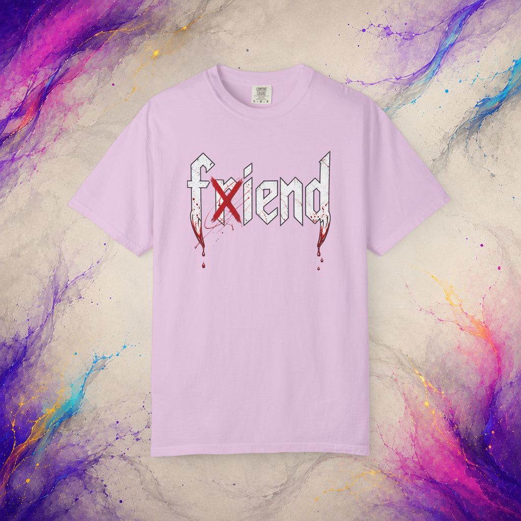 Friend/Fiend Tee | Minimal Horror Graphic Shirt
