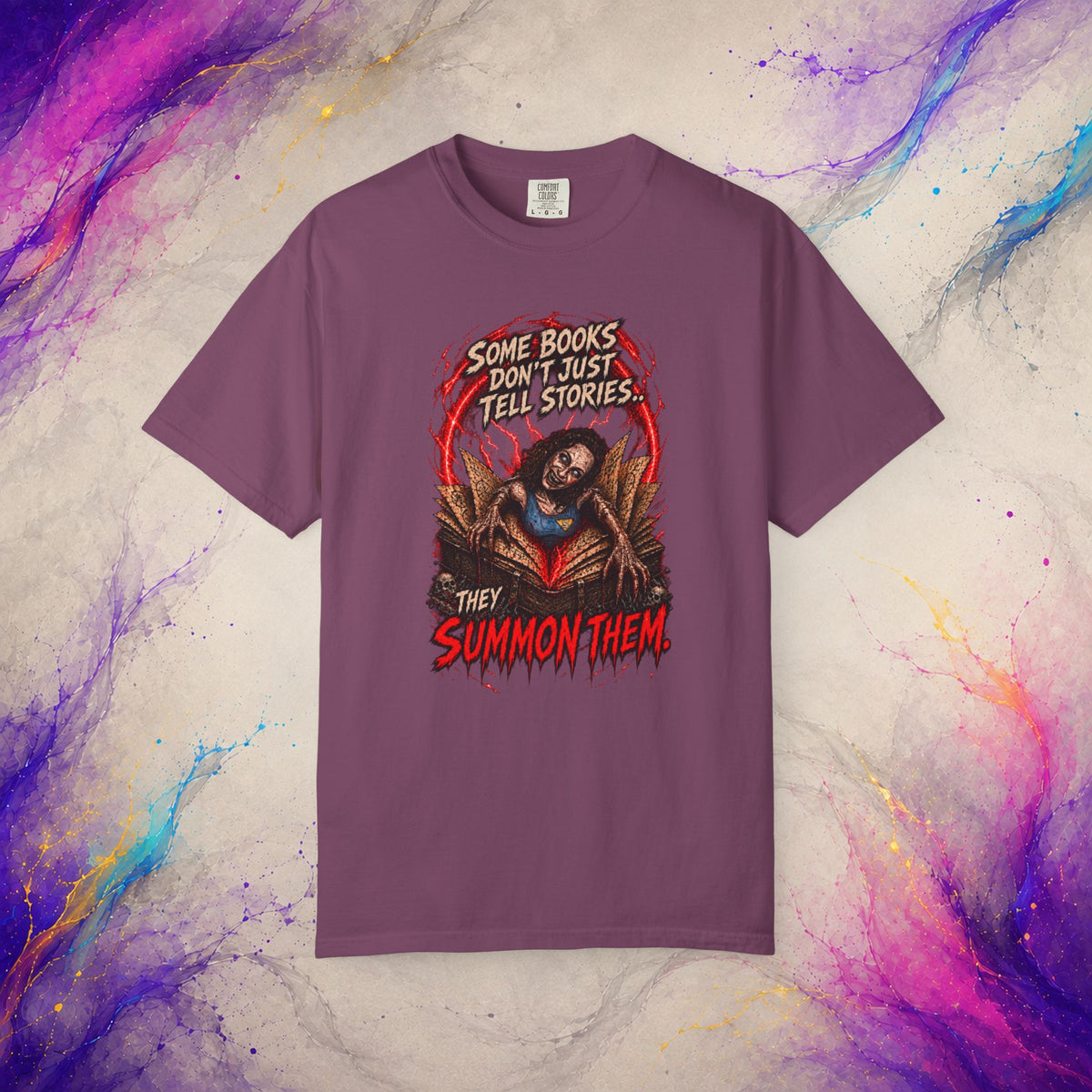 They Summon Them Tee | Cursed Book Horror Shirt