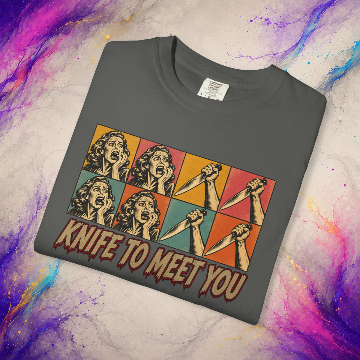 Knife to Meet You Tee | Retro Slasher Horror Shirt