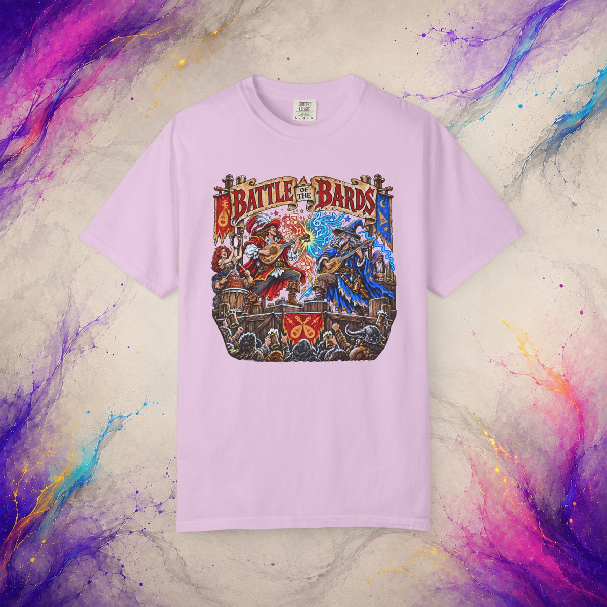 Battle of the Bards Tee | Fantasy Music Duel Shirt