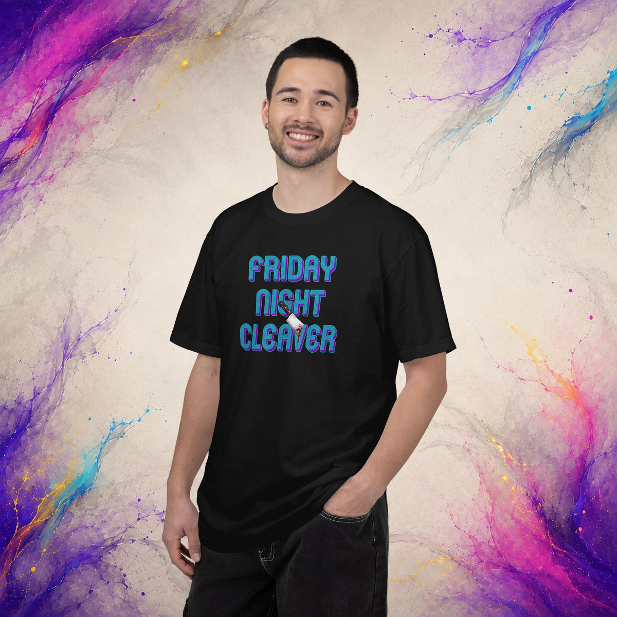 Friday Night Cleaver Tee | Retro Horror Graphic Shirt