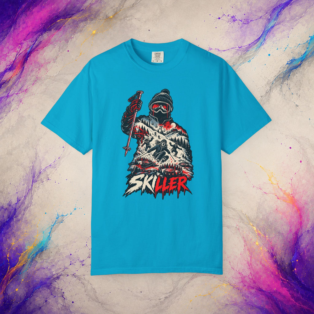 SKILLER Tee – Ski Slasher Horror Shirt