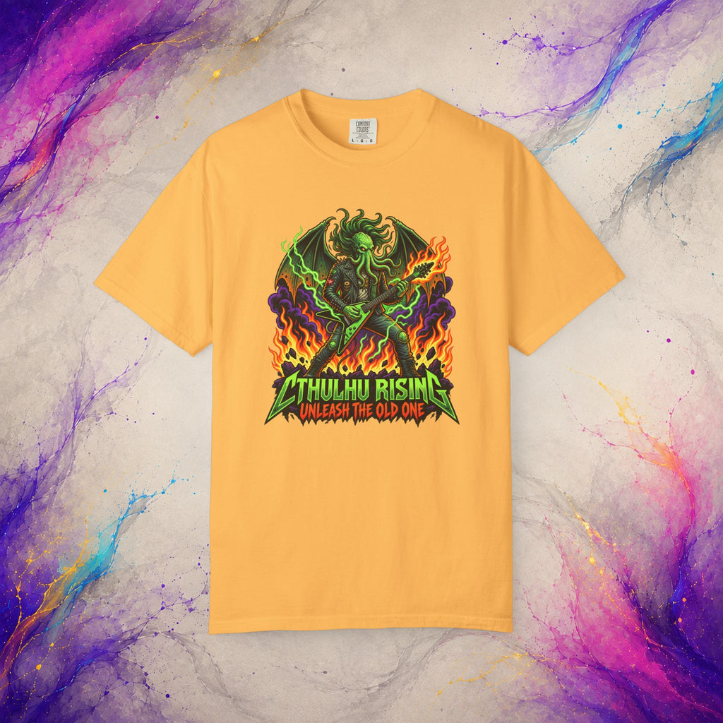 Cthulhu Rising Tee | Cosmic Horror Metal Graphic T-Shirt