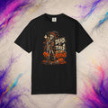 Dead Tired But Festive Tee | Halloween Funny Skeleton Shirt