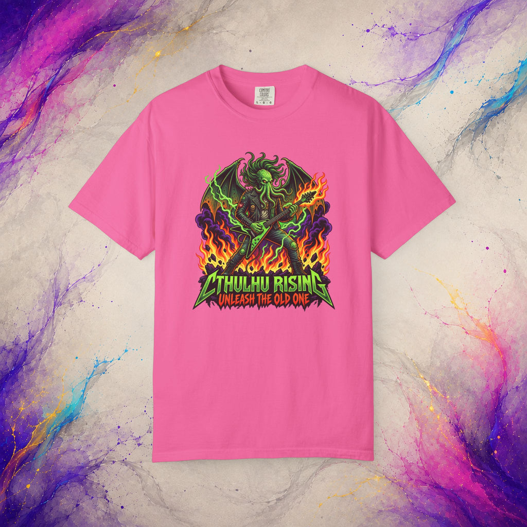 Cthulhu Rising Tee | Cosmic Horror Metal Graphic T-Shirt