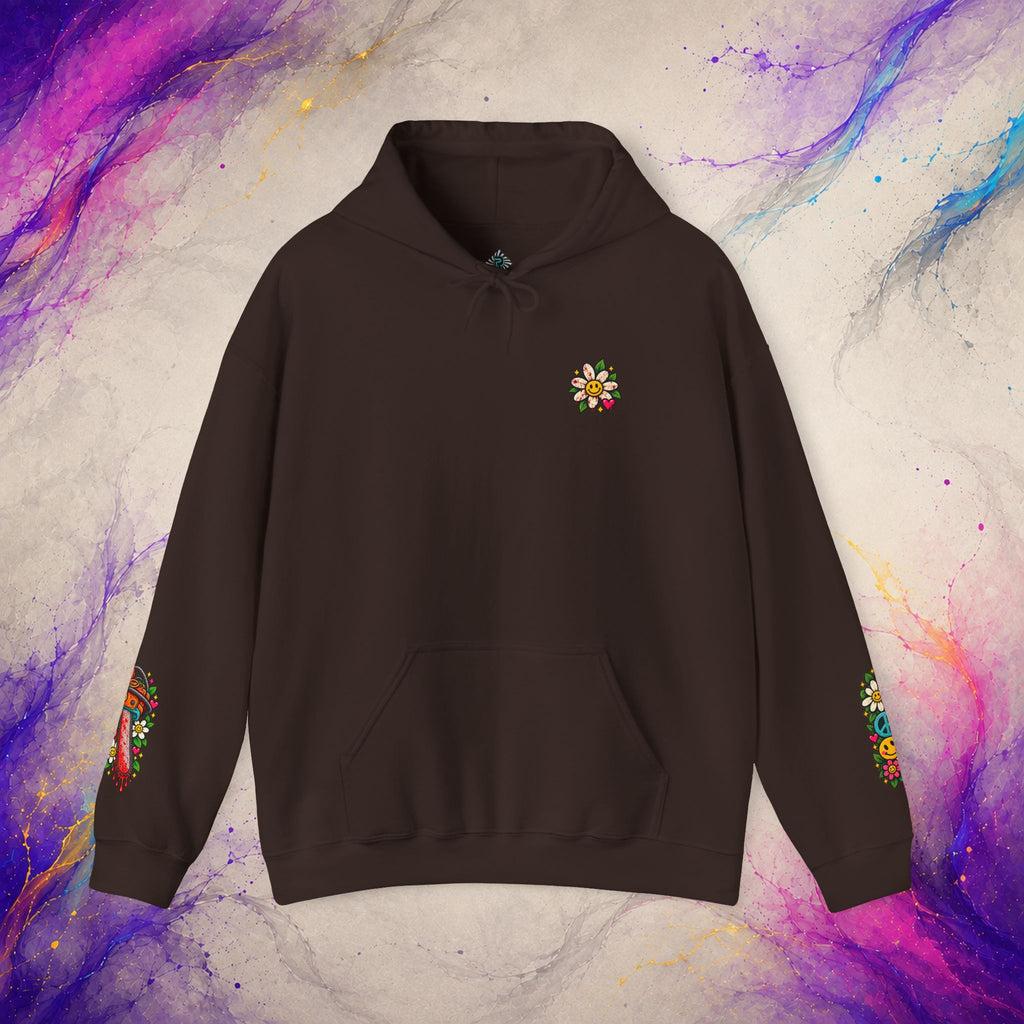 Choose Kindness Pullover | Retro Dark Humor Peace Hoodie
