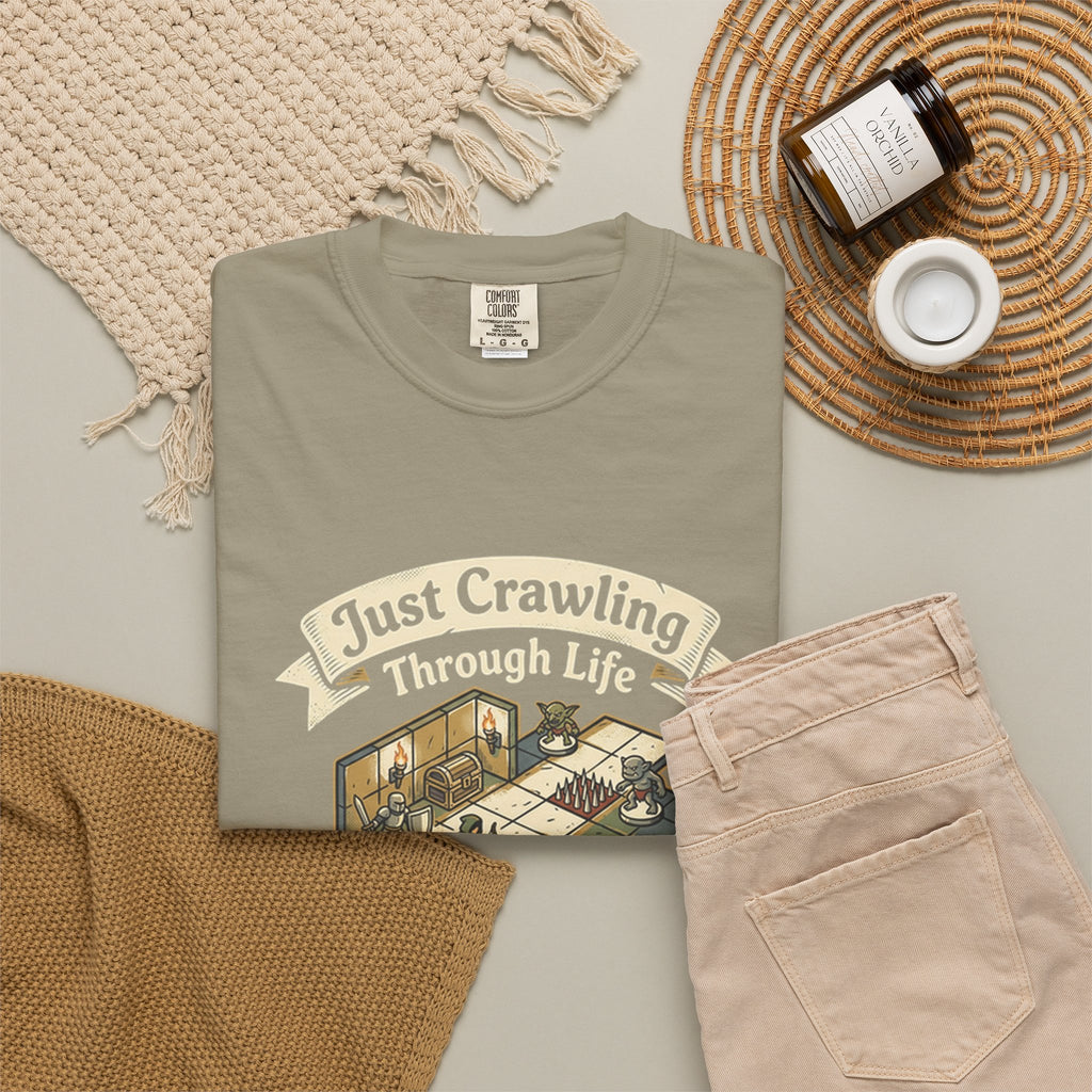 Just Crawling Through Life T-Shirt | Tabletop RPG Adventure Tee
