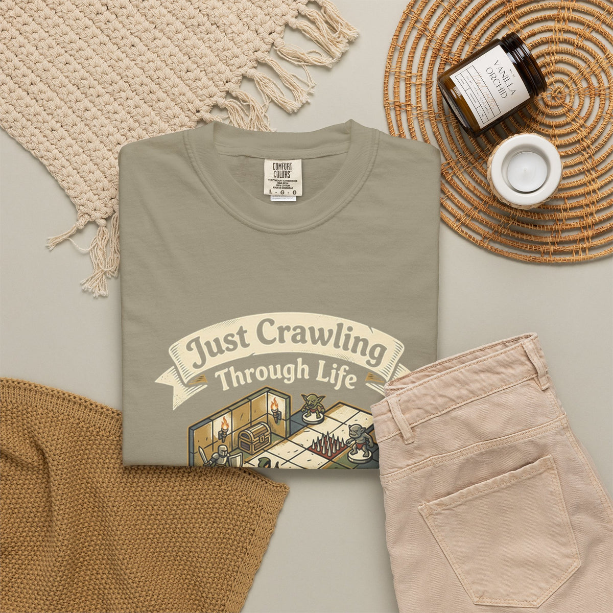 Just Crawling Through Life T-Shirt | Tabletop RPG Adventure Tee