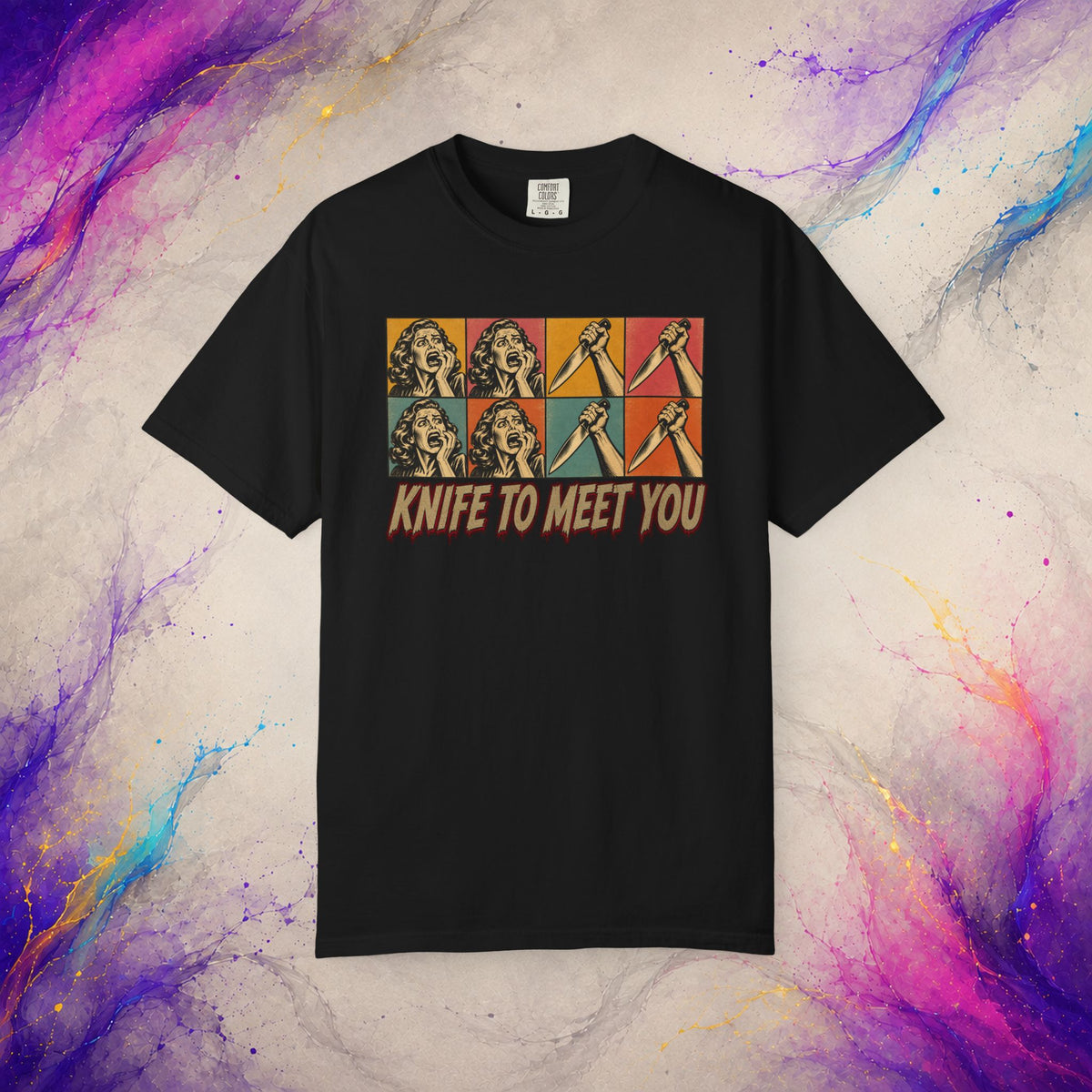 Knife to Meet You Tee | Retro Slasher Horror Shirt