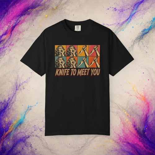 Knife to Meet You Tee | Retro Slasher Horror Shirt