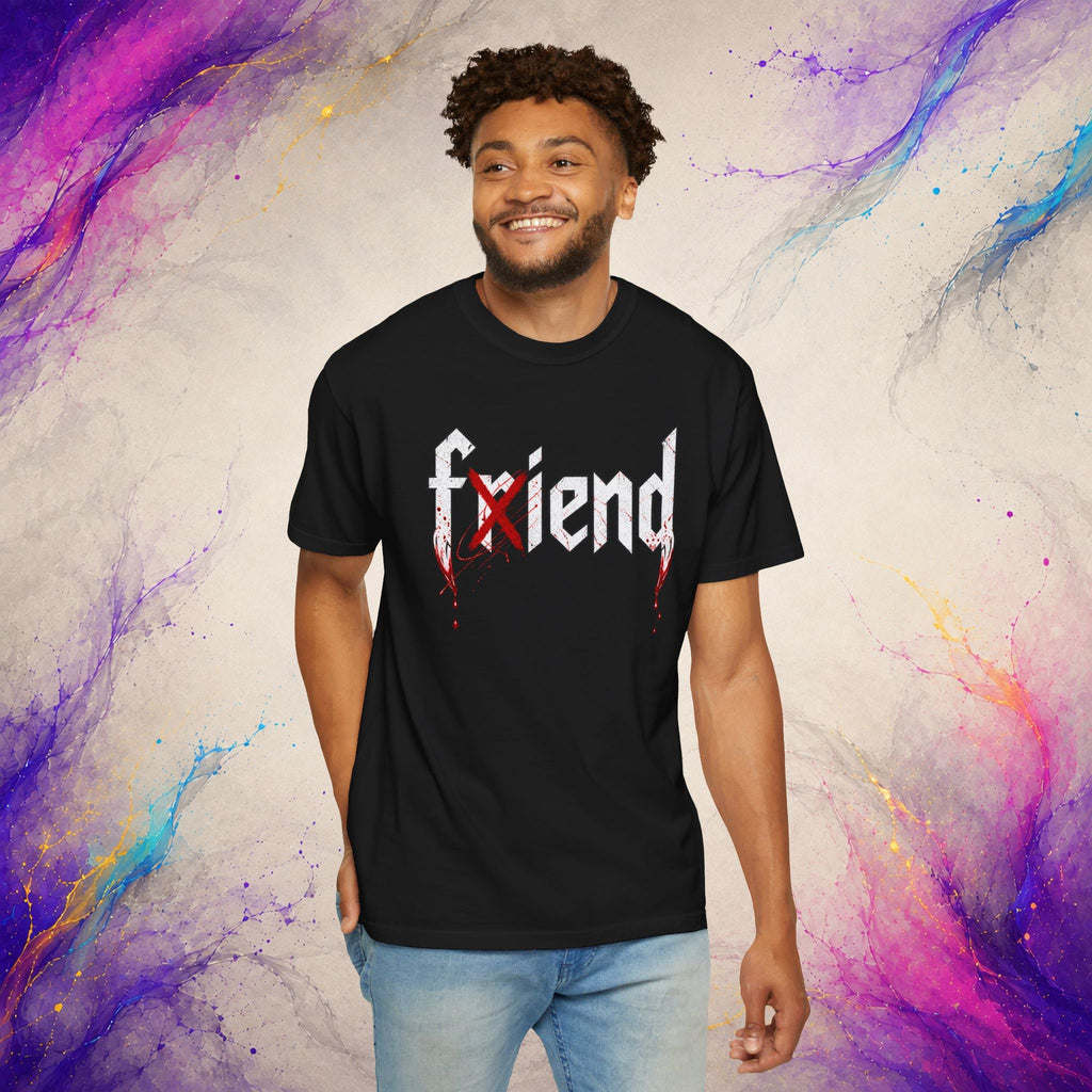 Friend/Fiend Tee | Minimal Horror Graphic Shirt