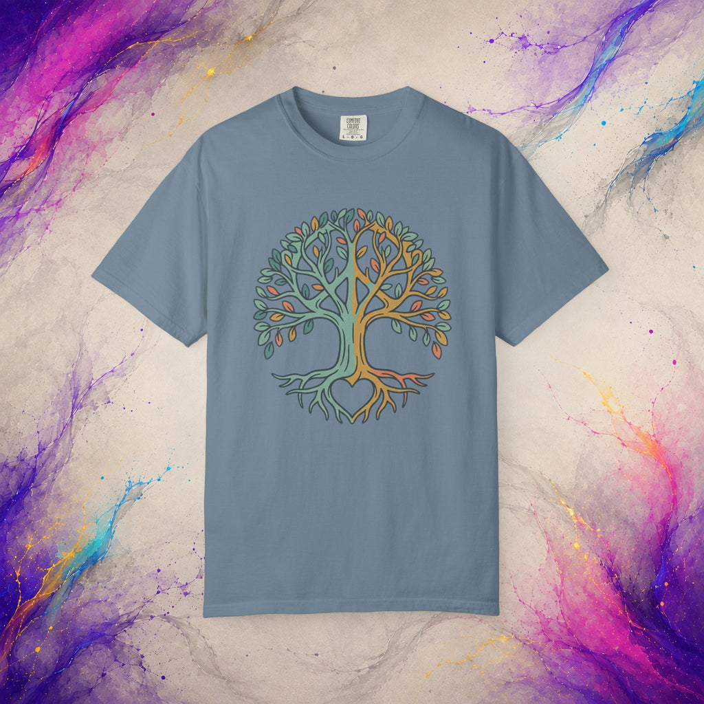 Peace Tree of Life Tee | Retro Peace Symbol Graphic T-Shirt