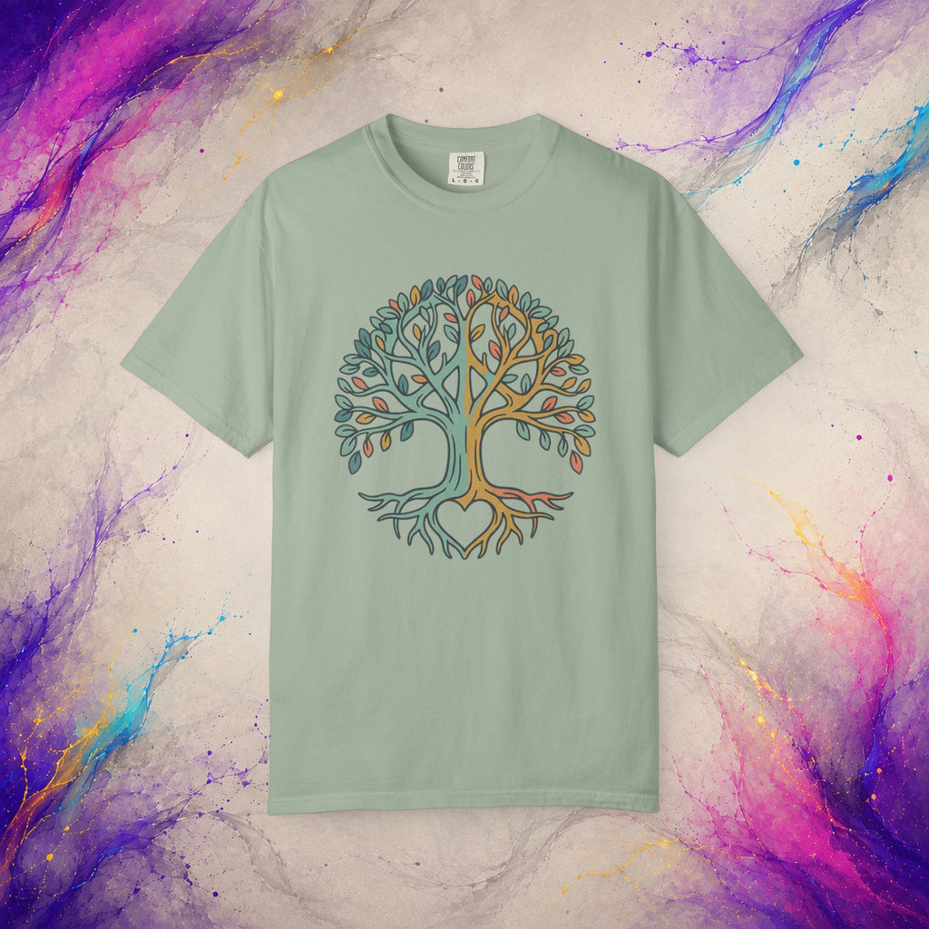 Peace Tree of Life Tee | Retro Peace Symbol Graphic T-Shirt