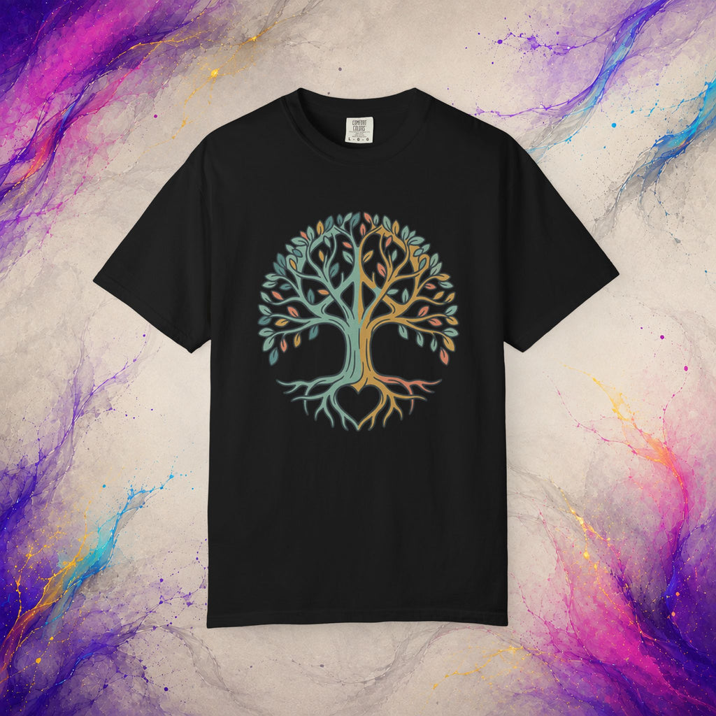 Peace Tree of Life Tee | Retro Peace Symbol Graphic T-Shirt