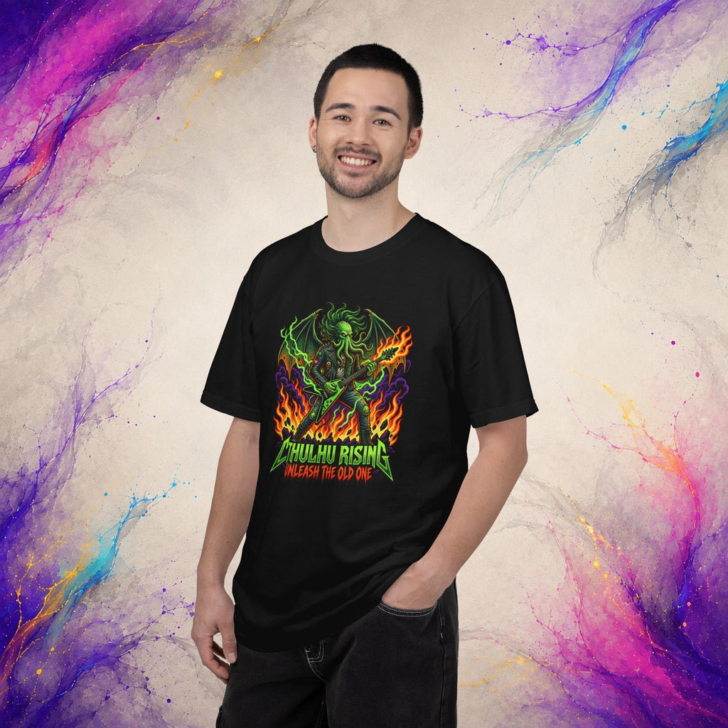 Cthulhu Rising Tee | Cosmic Horror Metal Graphic T-Shirt
