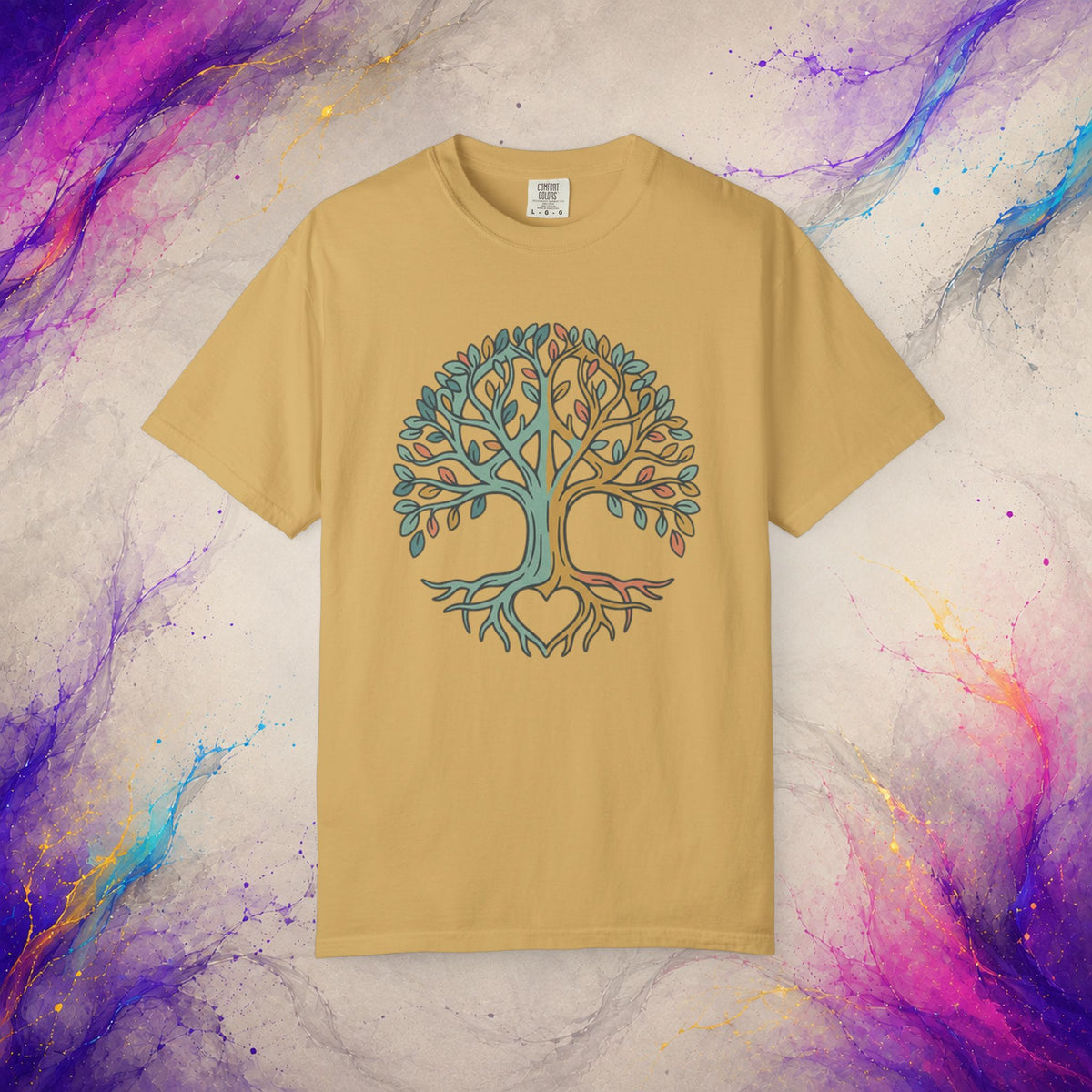 Peace Tree of Life Tee | Retro Peace Symbol Graphic T-Shirt