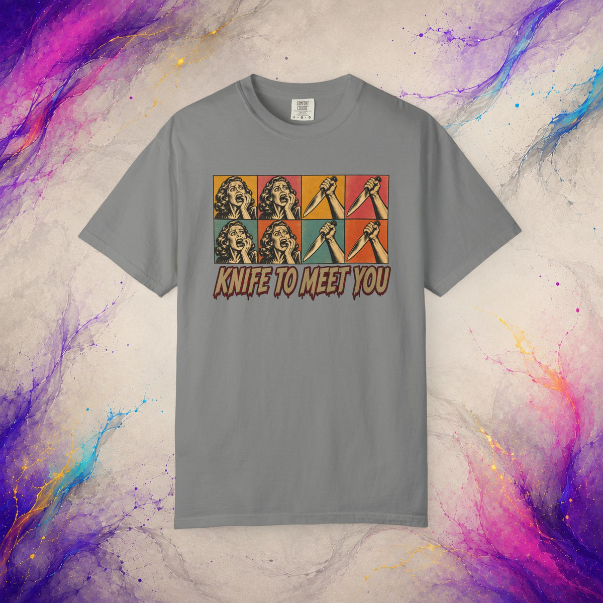 Knife to Meet You Tee | Retro Slasher Horror Shirt