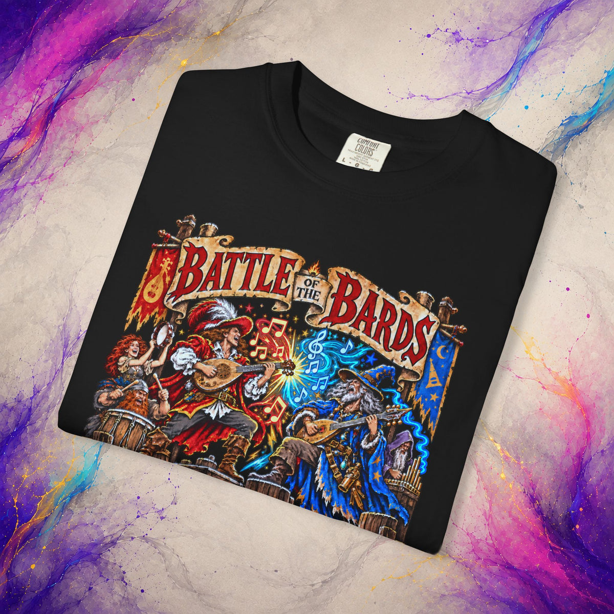 Battle of the Bards Tee | Fantasy Music Duel Shirt