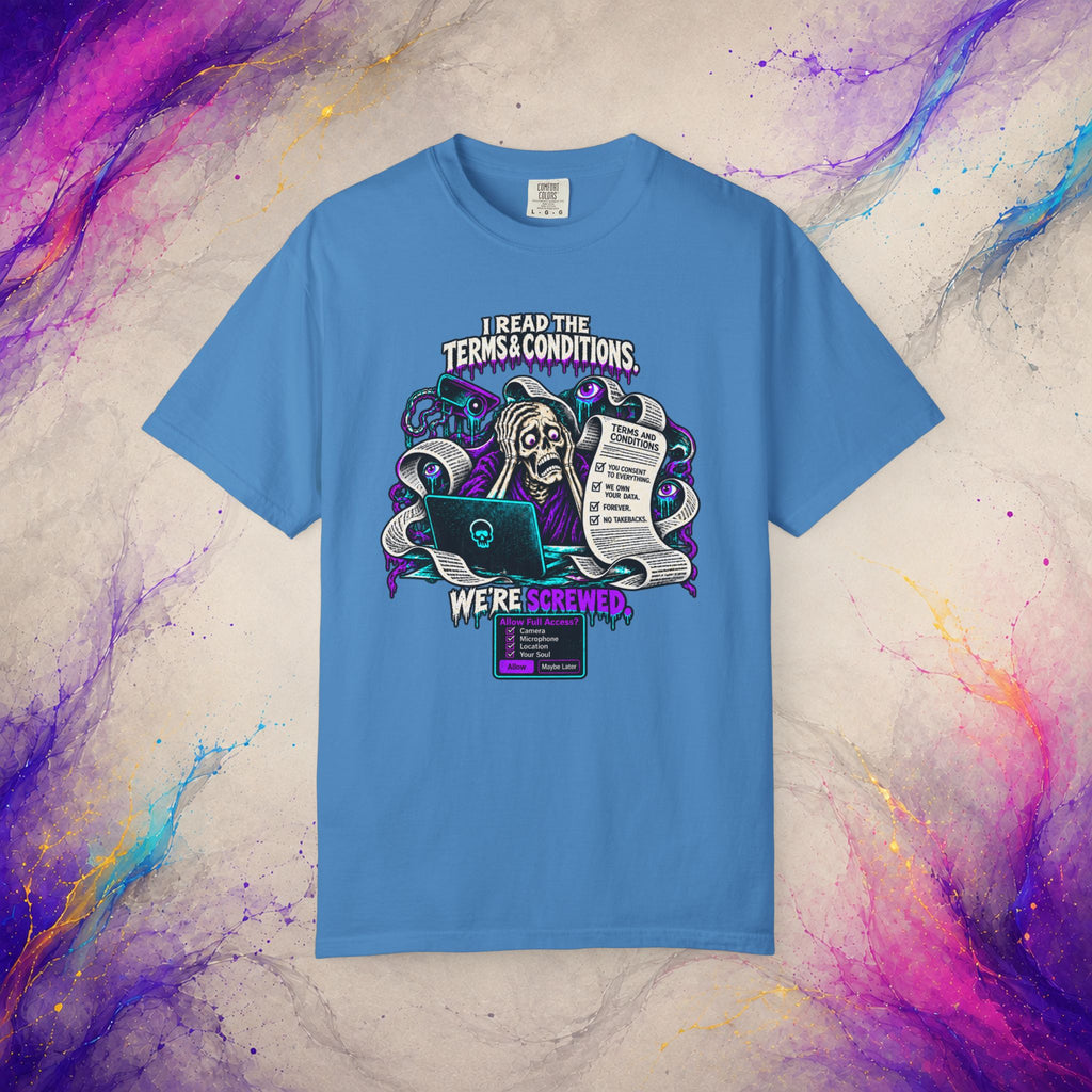 Read the Terms & Conditions Tee | Tech Privacy Dark Humor T-Shirt