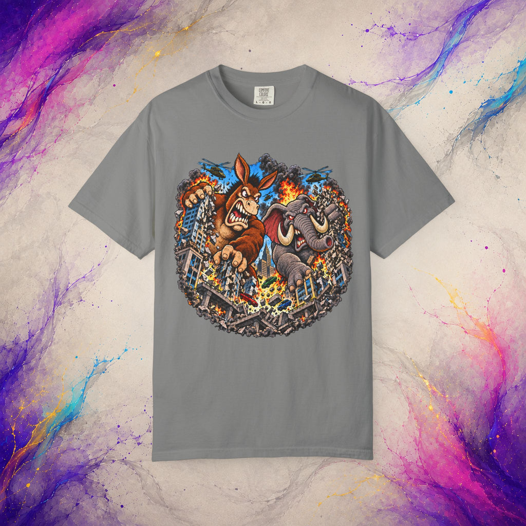Two-Party Monster Mayhem Tee | Political Satire T-Shirt