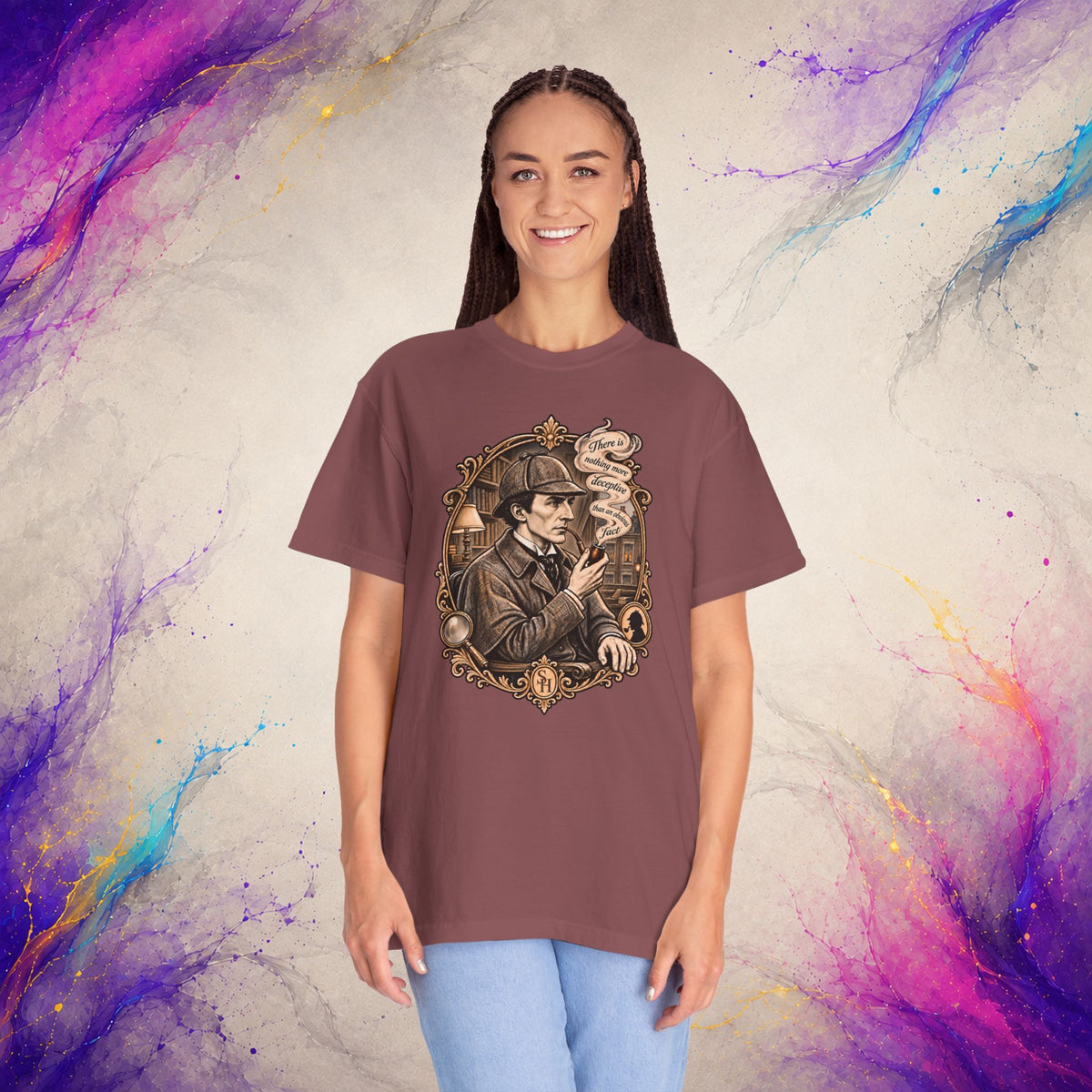 The Obvious Fact Tee | Sherlock Holmes Victorian Detective Shirt