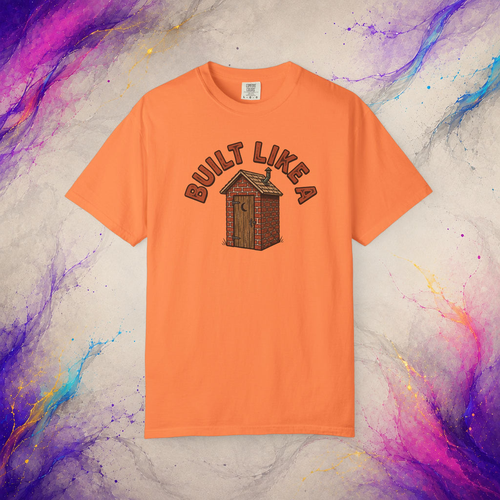 Built Like a Brick Shithouse Tee | Funny Outhouse Shirt