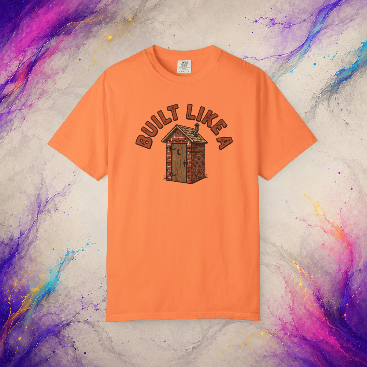 Built Like a Brick Shithouse Tee | Funny Outhouse Shirt