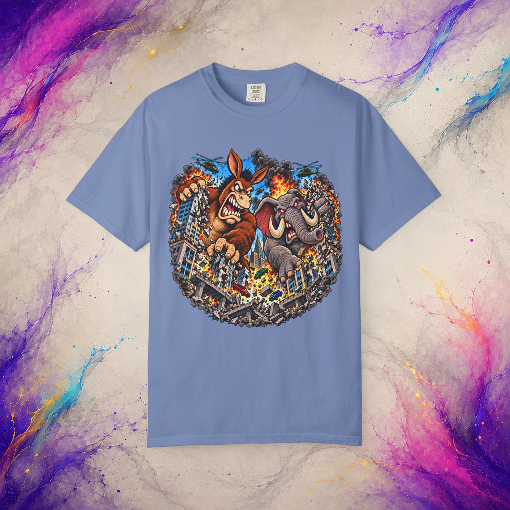 Two-Party Monster Mayhem Tee | Political Satire T-Shirt