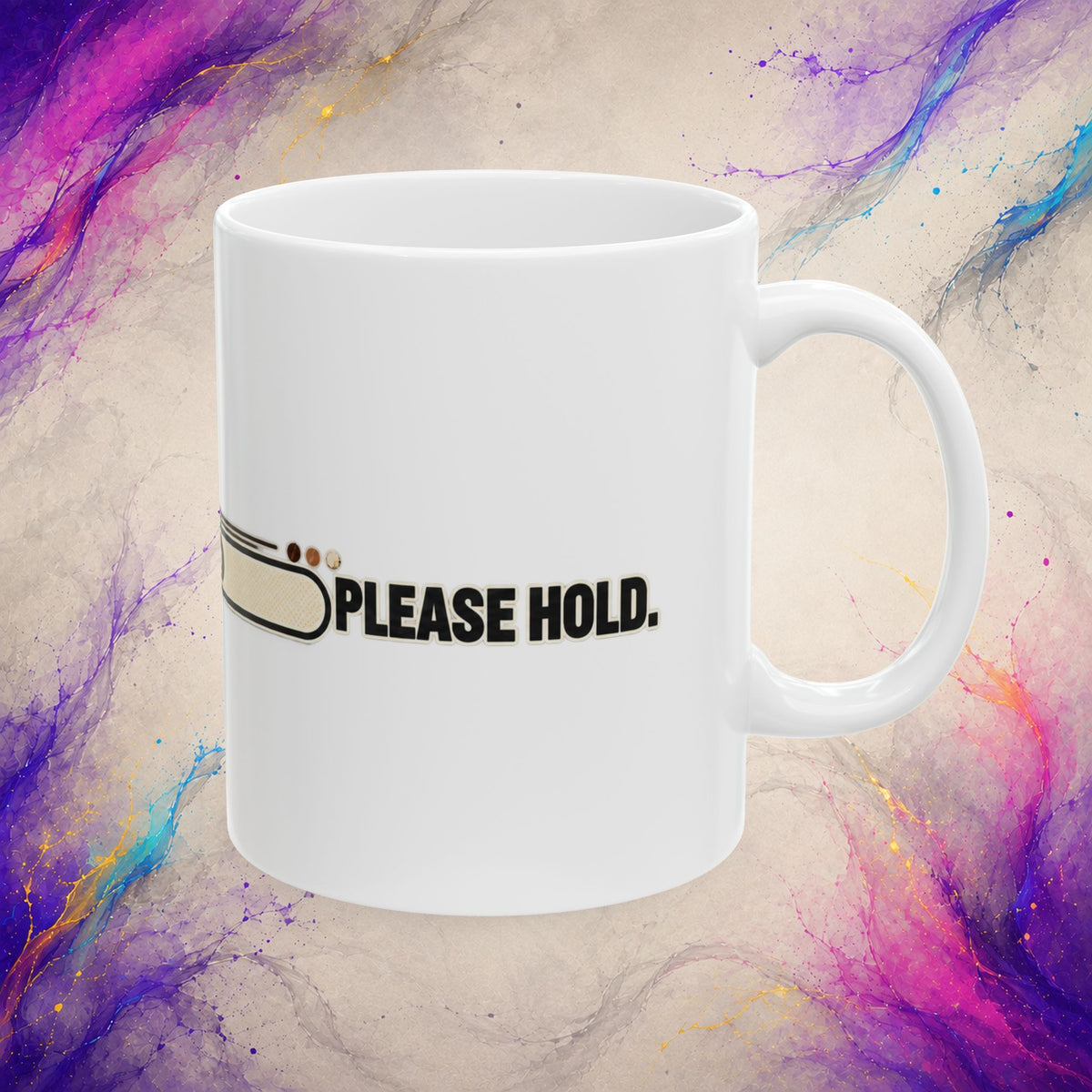 Currently Caffeinating Mug | Please Hold Coffee Cup