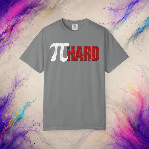 Pi Hard Tee | Distressed Math Action Shirt