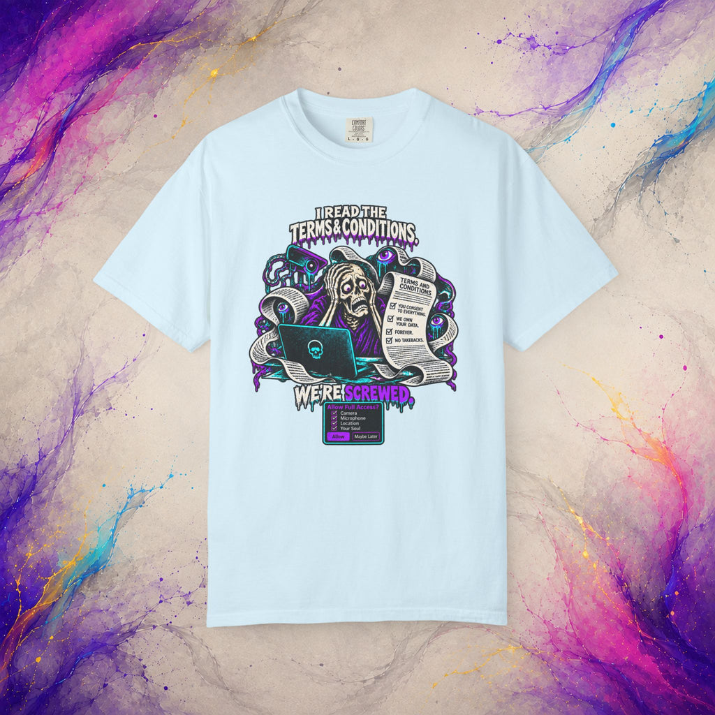 Read the Terms & Conditions Tee | Tech Privacy Dark Humor T-Shirt