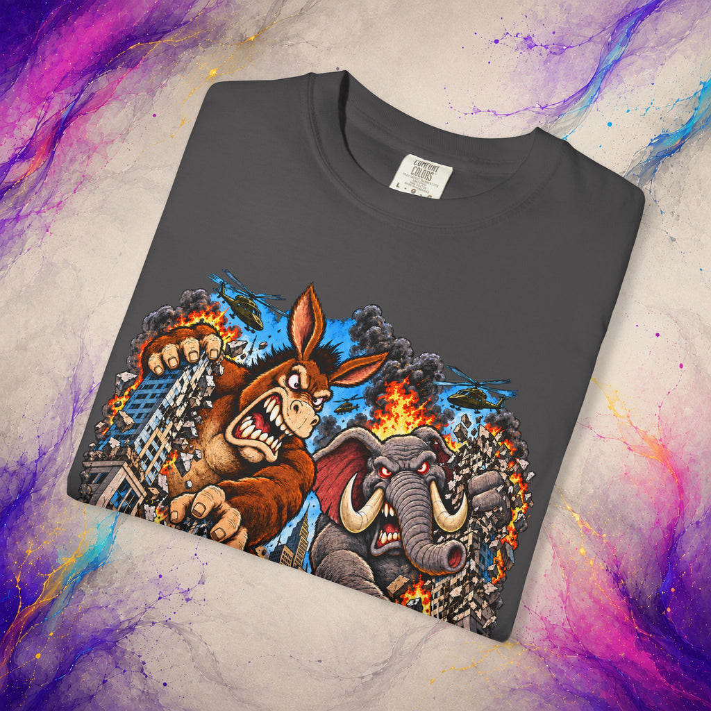 Two-Party Monster Mayhem Tee | Political Satire T-Shirt