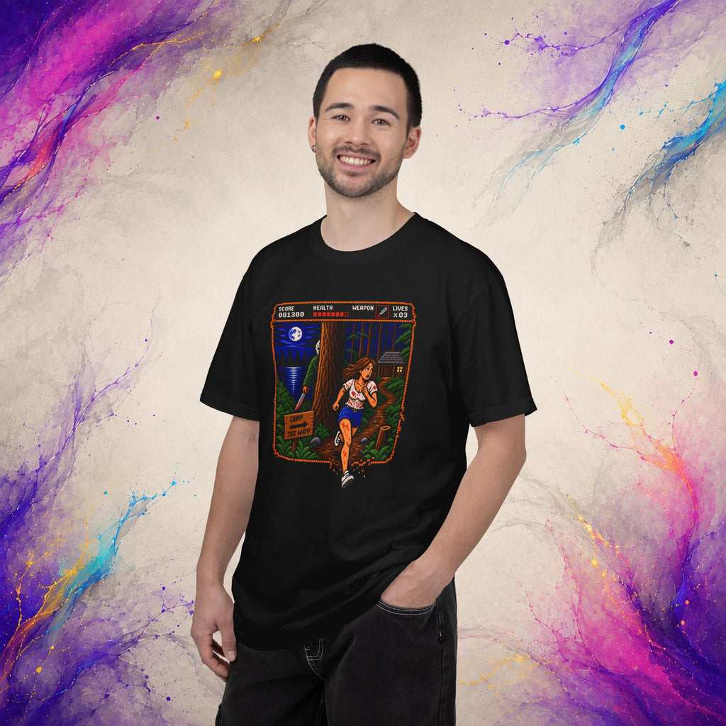 Camp This Way Tee | Retro Pixel Slasher Horror T-Shirt