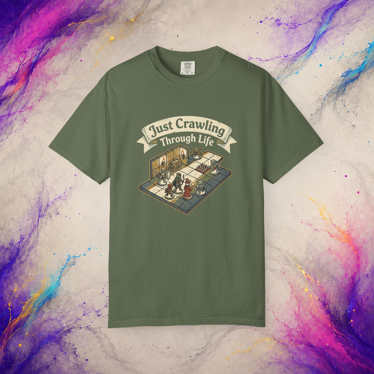 Just Crawling Through Life T-Shirt | Tabletop RPG Adventure Tee
