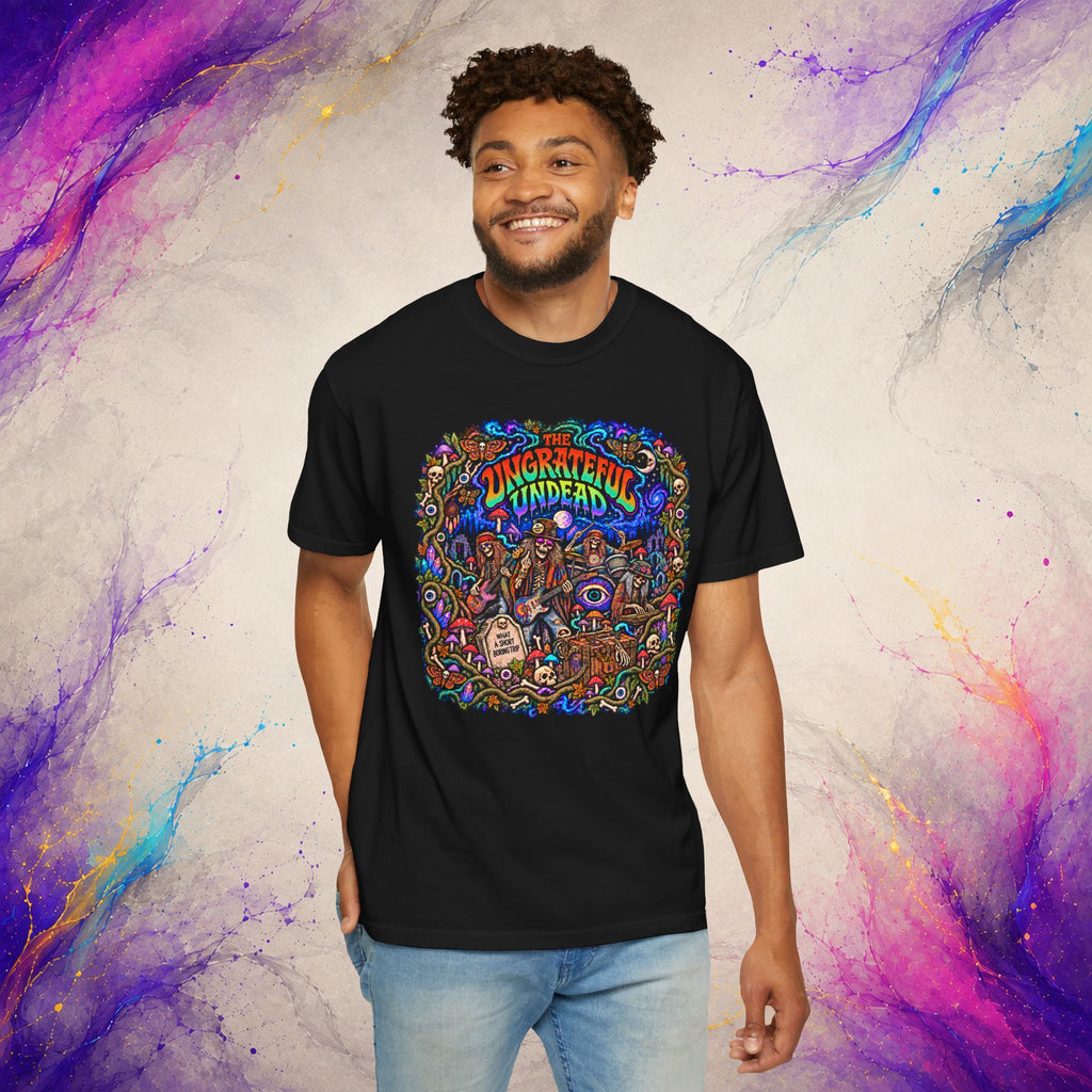 The Ungrateful Undead Tee | Psychedelic Zombie Rock T-Shirt