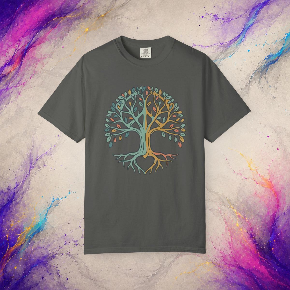 Peace Tree of Life Tee | Retro Peace Symbol Graphic T-Shirt