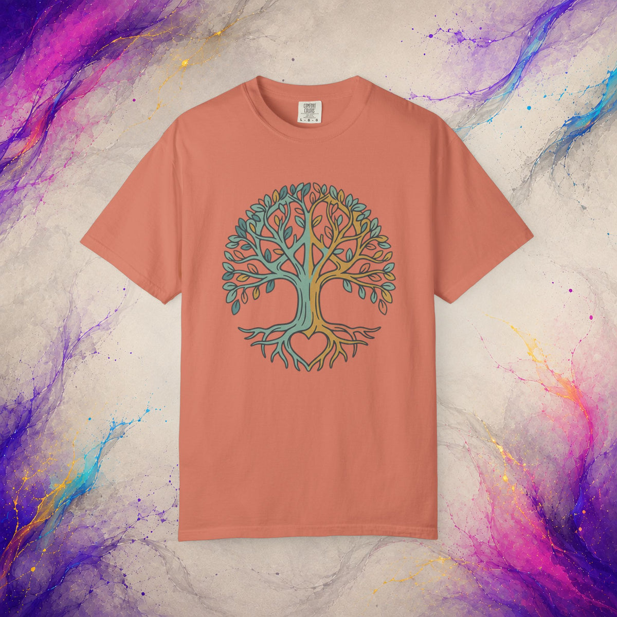 Peace Tree of Life Tee | Retro Peace Symbol Graphic T-Shirt