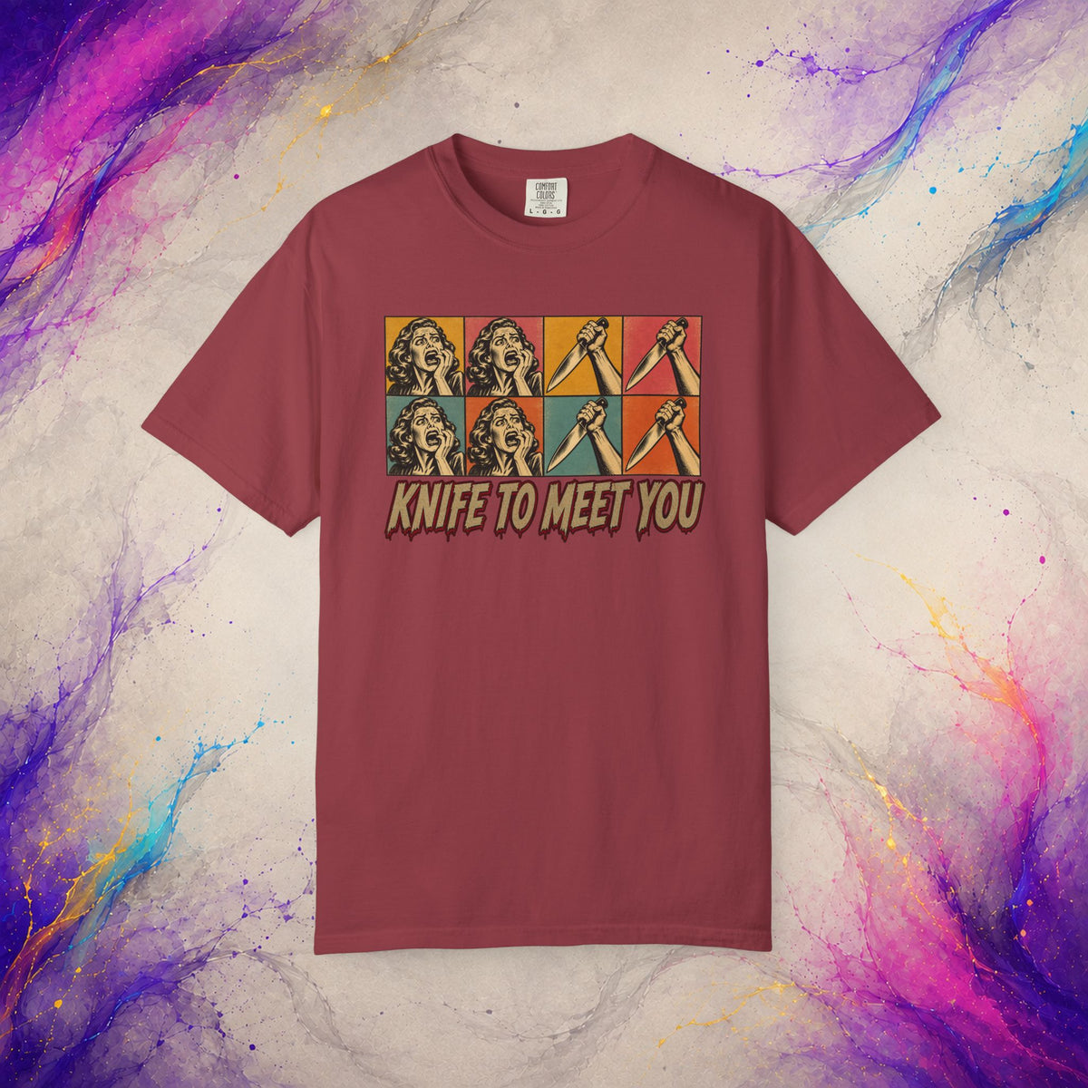 Knife to Meet You Tee | Retro Slasher Horror Shirt