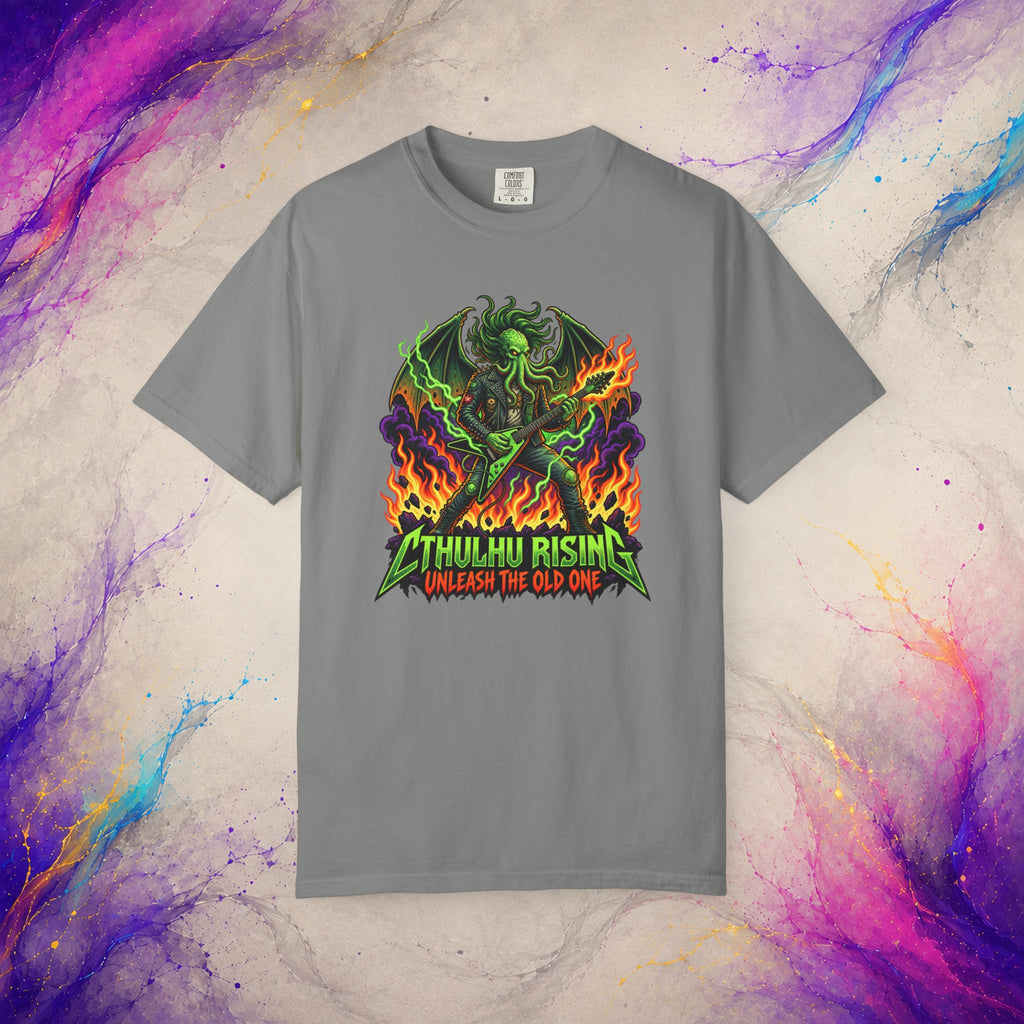 Cthulhu Rising Tee | Cosmic Horror Metal Graphic T-Shirt