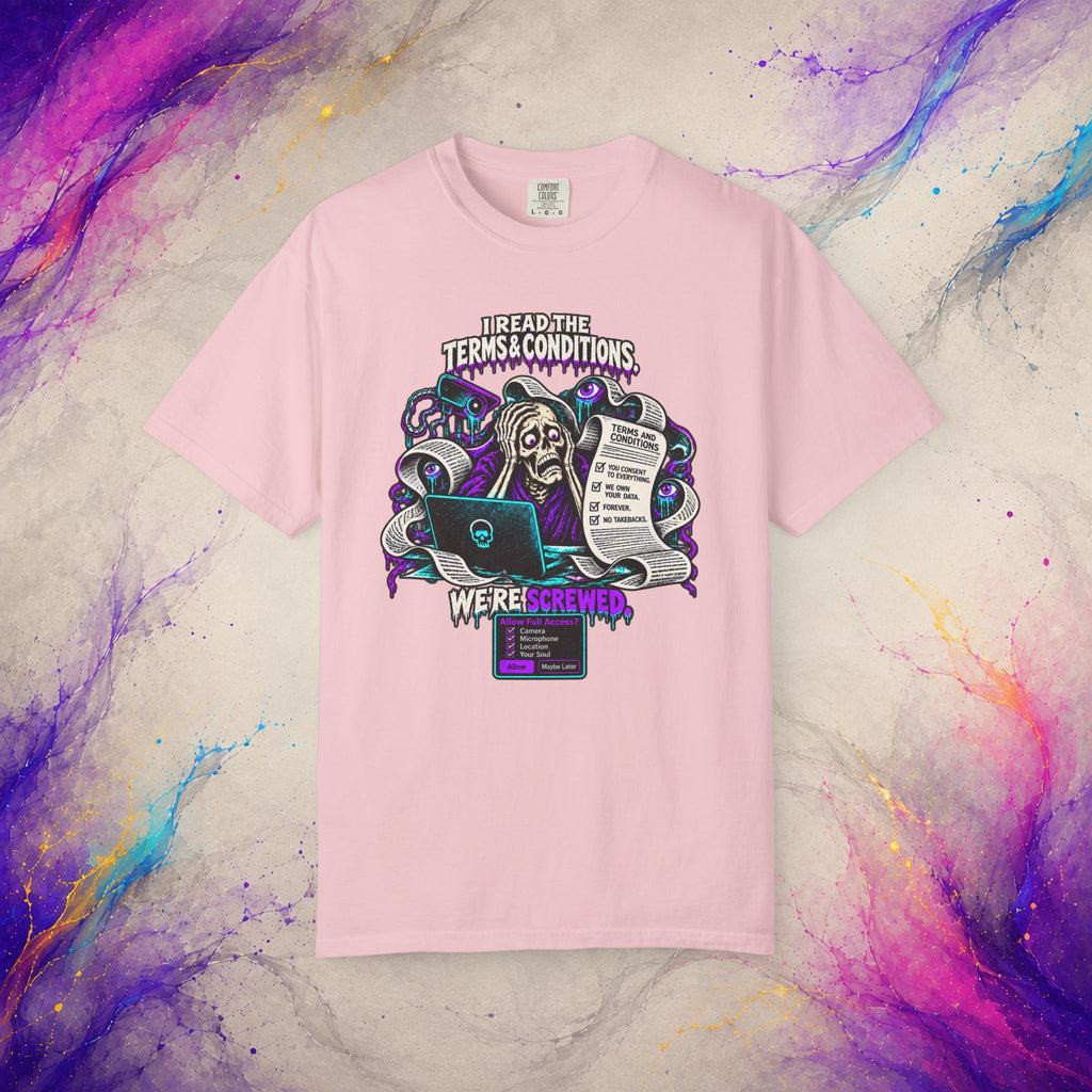 Read the Terms & Conditions Tee | Tech Privacy Dark Humor T-Shirt