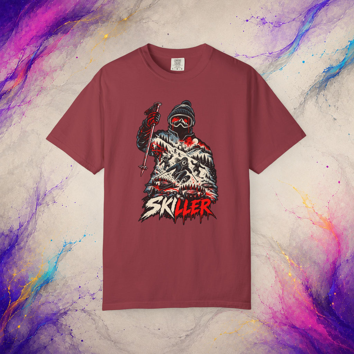SKILLER Tee – Ski Slasher Horror Shirt