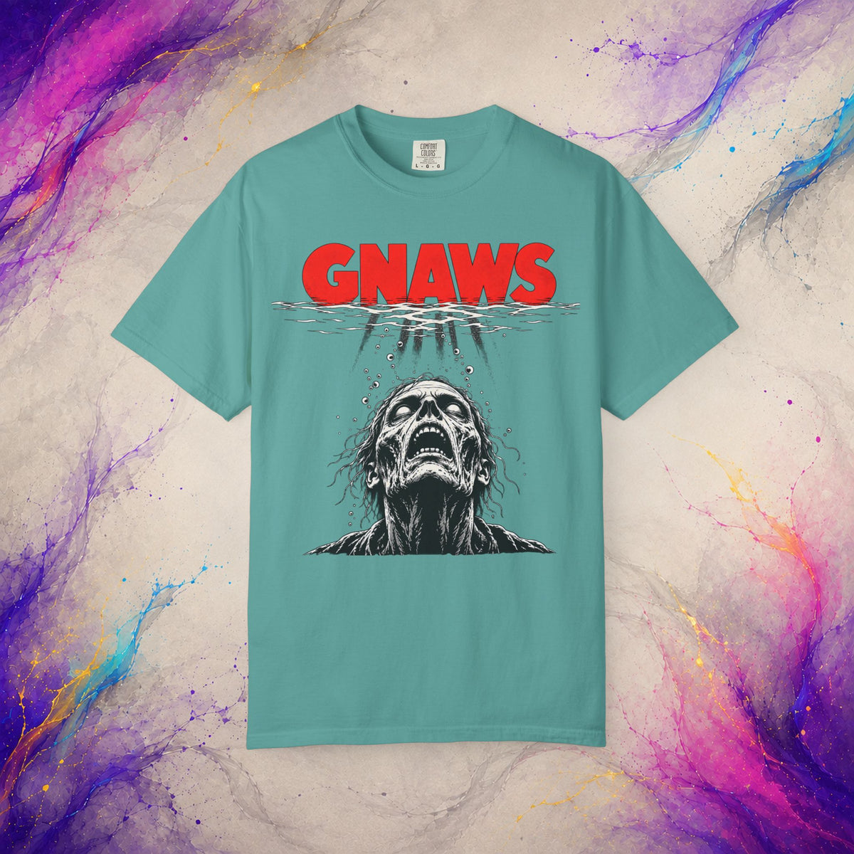 Gnaws Tee | Undead Ocean Horror Shirt