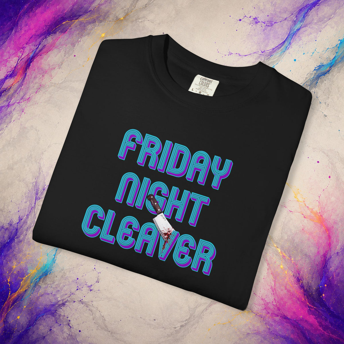 Friday Night Cleaver Tee | Retro Horror Graphic Shirt