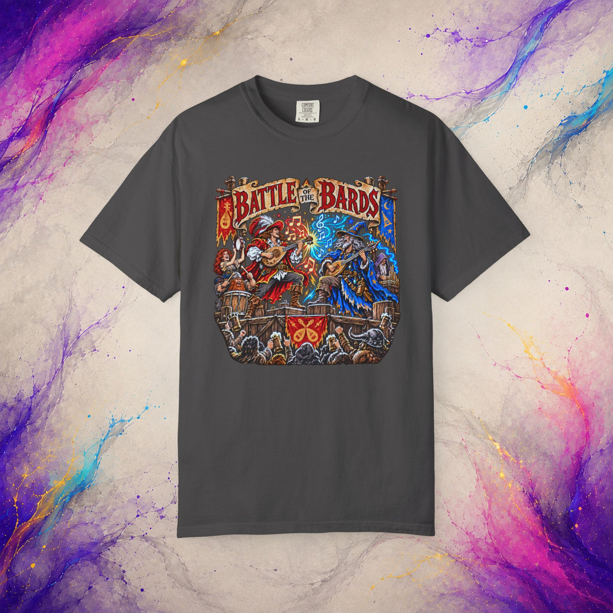 Battle of the Bards Tee | Fantasy Music Duel Shirt